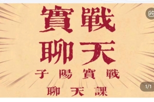 子阳《脱单实战聊天课》